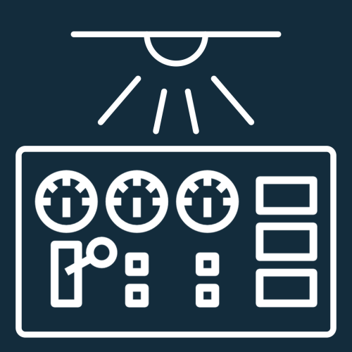 Panou de comandă iluminat
